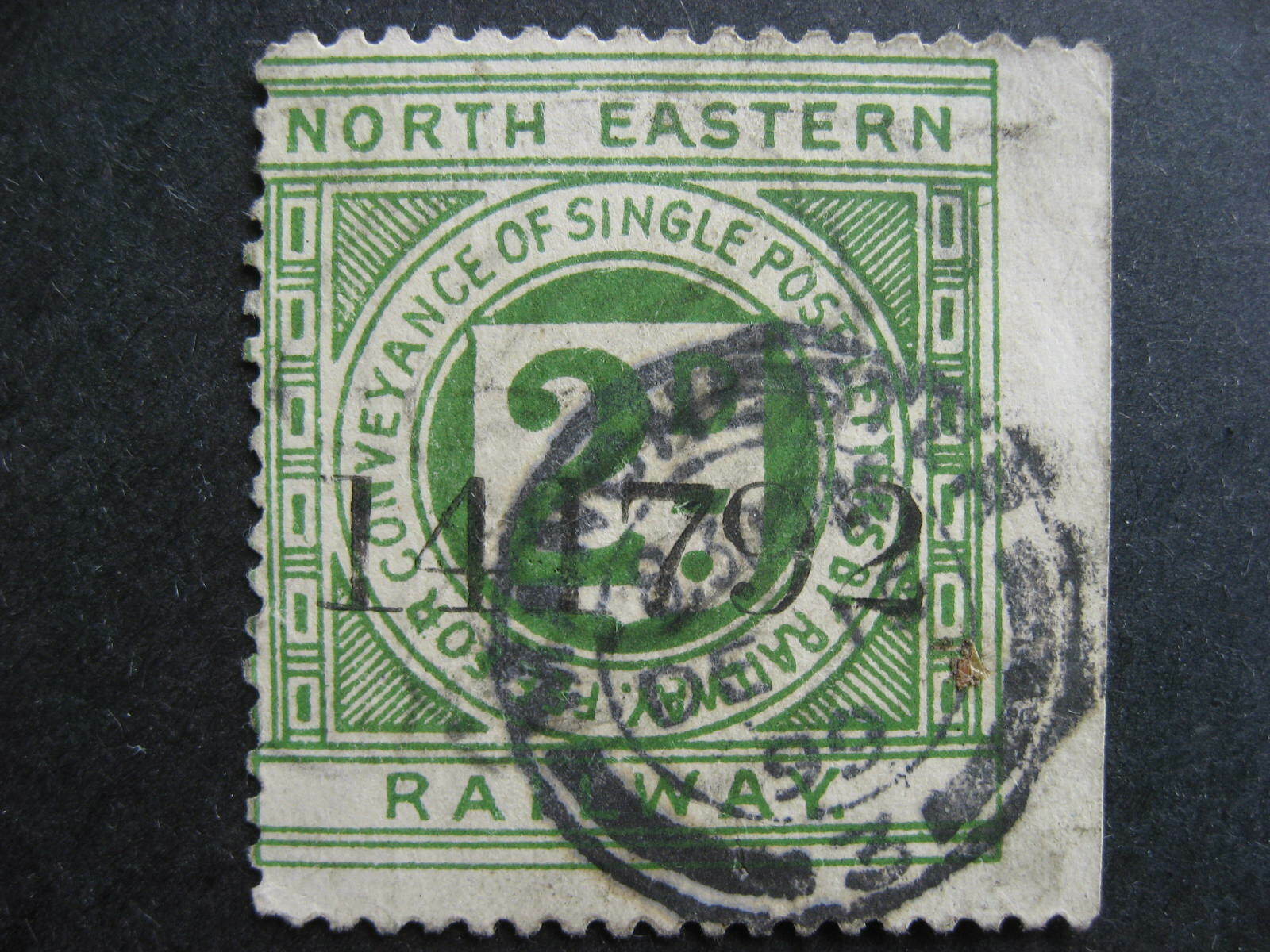 Great Britain Revenue North Eastern Railway 2p Used, Check It Out!