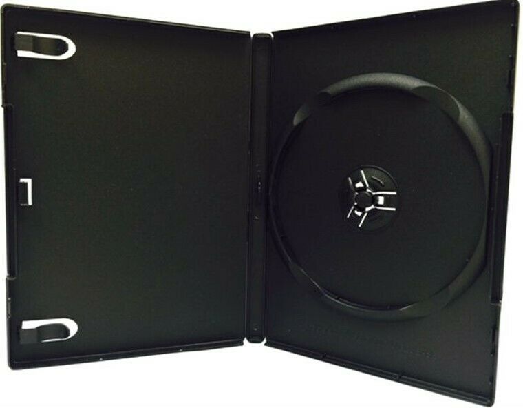 100 Premium Standard Black Single Dvd Cases 14mm New Material Dsp