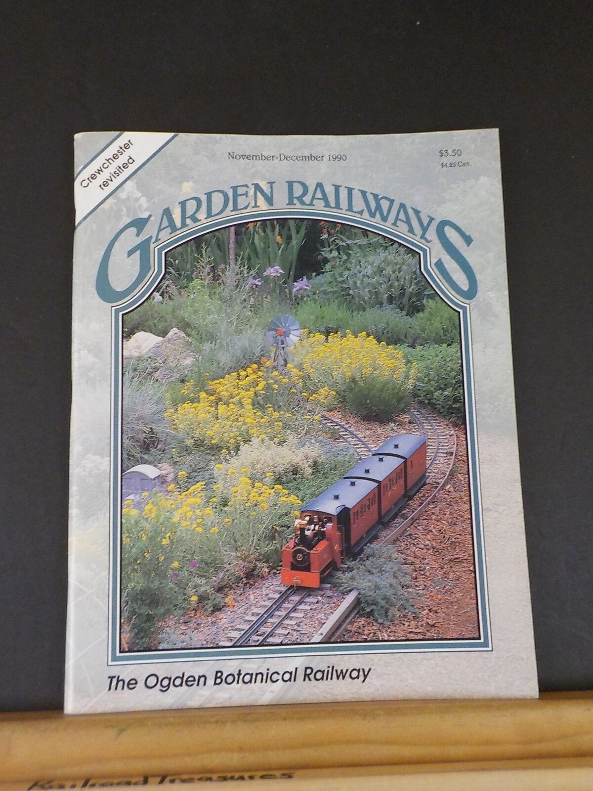 Garden Railways Magazine 1990 November December Smokin Locos Build A Paint Stand