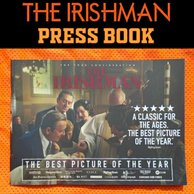 The Irishman Press Book 28 Pages Pacino De Niro Pesci Scorsese - New & Unread