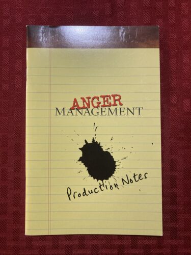 Anger Management Production Notes  2003 Adam Sandler Jack Nicholson Marisa Tomei
